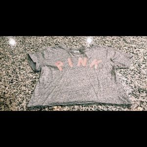Pink crop top